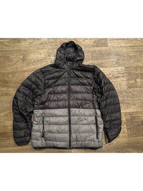 Eddie Bauer CirrusLite Hooded Down Jacket Men's L Colorblock